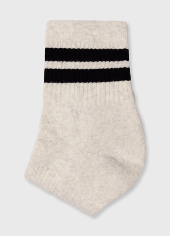socks 2 stripes | soft white melee