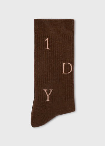 socks all-over 10DAYS | dark truffle