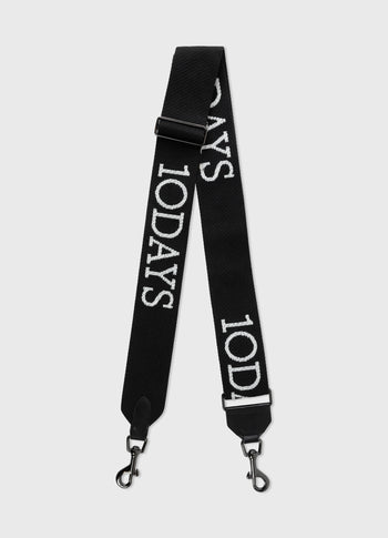 logo strap | black