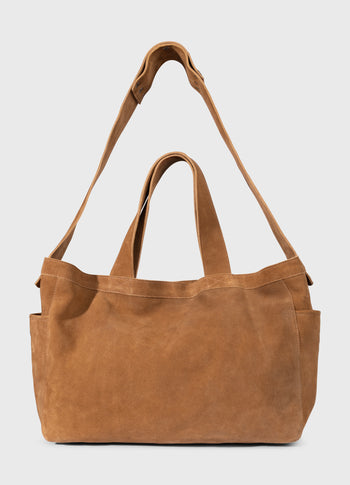 suede shopper | suede