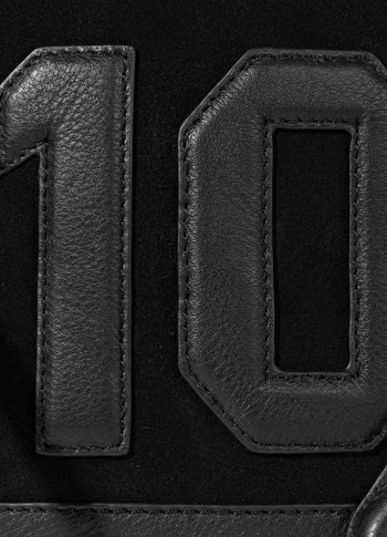 leather phone bag | black