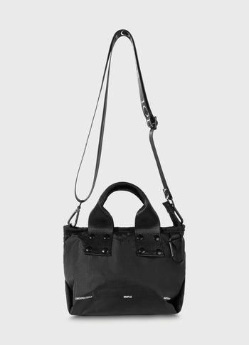 padded shopper small | black