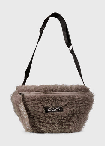 hairy cross body bag | moonrock