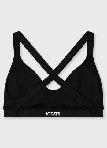 sporty bra | black
