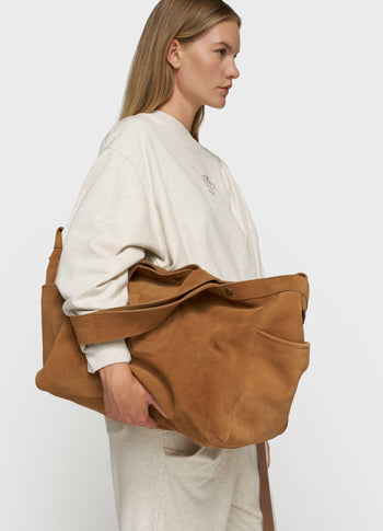 suede shopper | suede