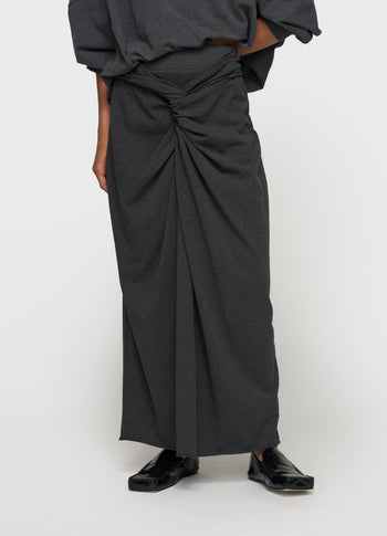 maxi drape skirt | antra melee