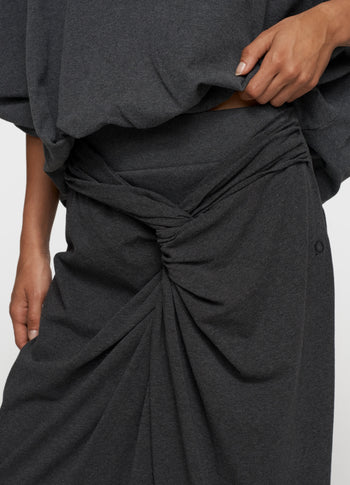 maxi drape skirt | antra melee