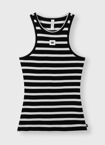 THE TANK TOP STRIPES | black/white