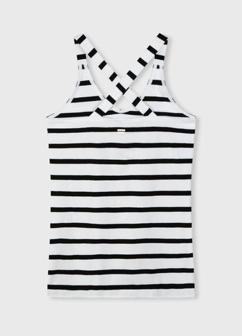 THE WRAPPER STRIPE | white/black