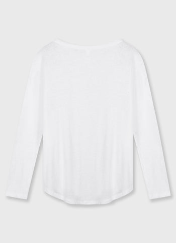 THE LONG SLEEVE TEE | white