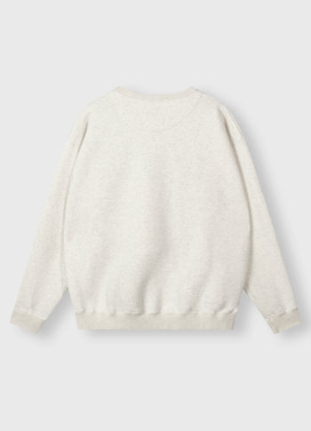 THE STATEMENT SWEATER | soft white melee