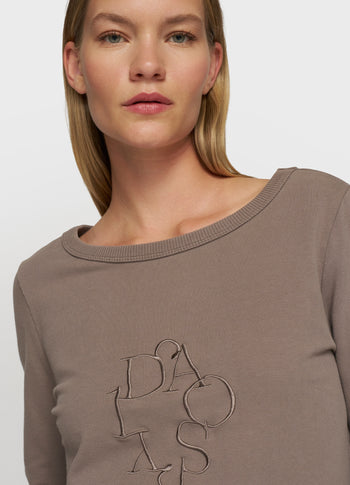 easy logo sweater | moonrock