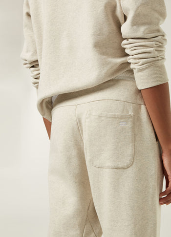 THE STATEMENT JOGGER | soft white melee