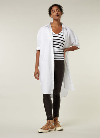 THE POPLIN SHIRT | white