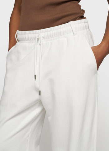 Bar jogger fleece | ecru