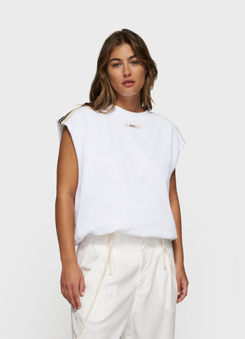 mesh baseball tee 10 | white