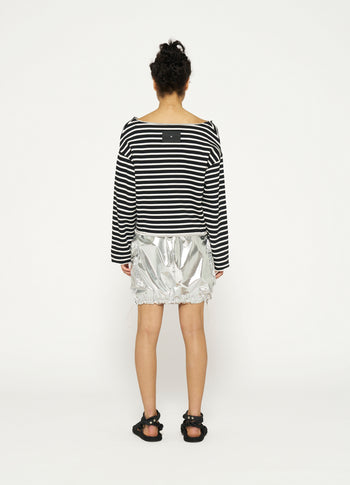 proud skirt foil | silver