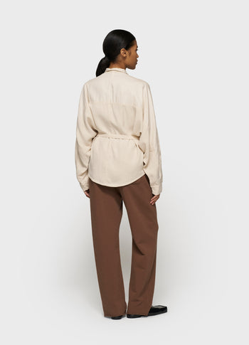 kimono blouse tencel | light earth