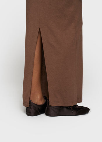 long skirt | truffle
