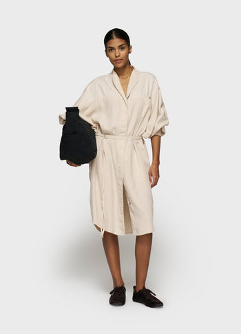 kimono dress tencel | light earth