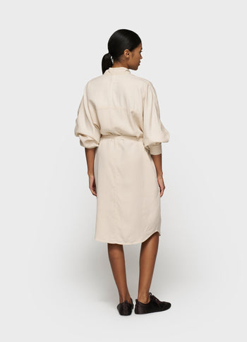 kimono dress tencel | light earth