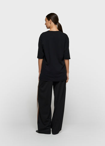 short sleeve tee mix | black