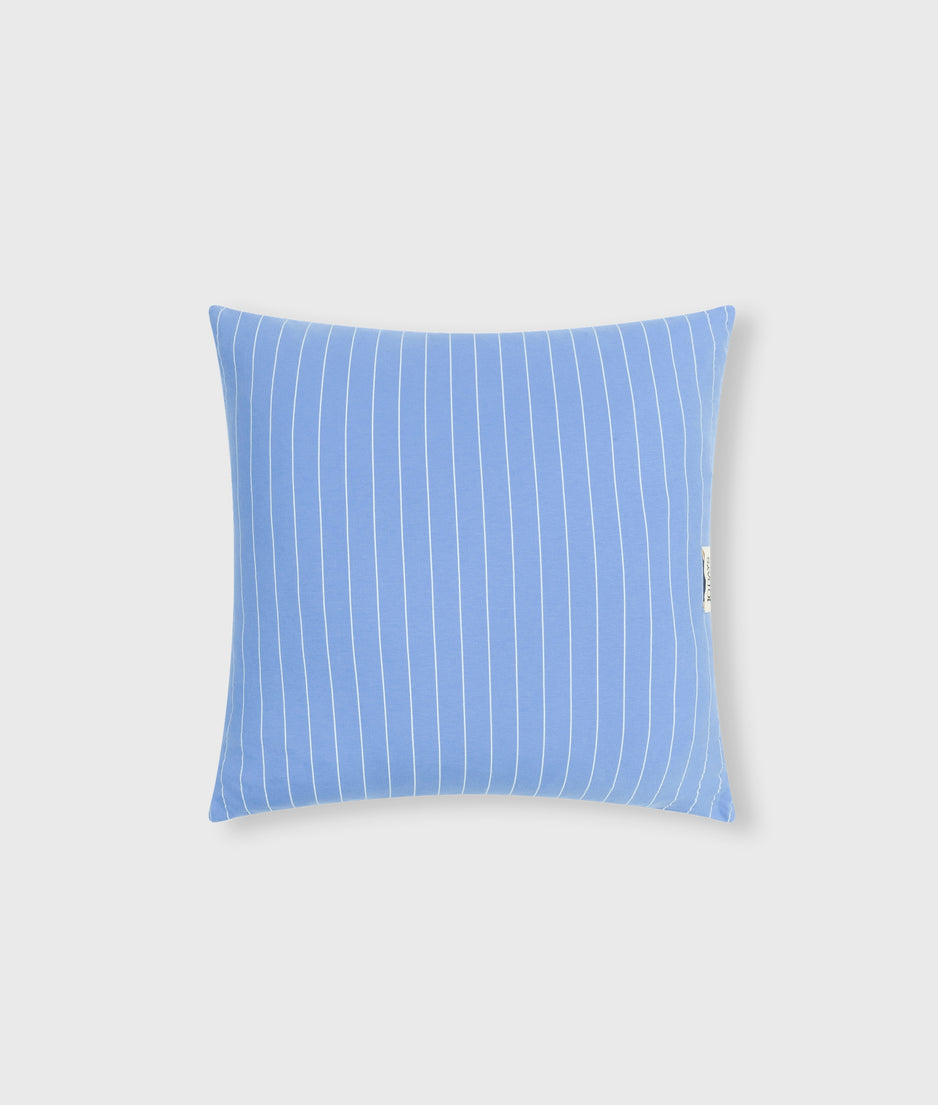 pillow stripe 50x50 | blue bell