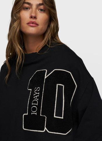 baseball sweater 10 | black