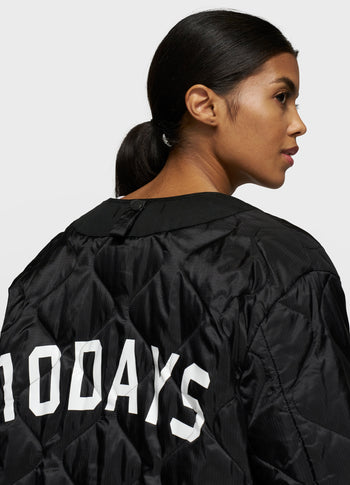 light padded jacket | black