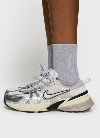 socks 10DAYS | white grey melee