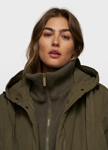 the royal parka | dark olive