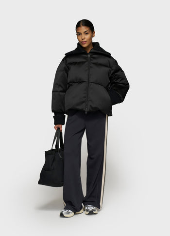 the smoking puffer jacket | black