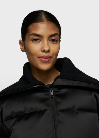 the smoking puffer jacket | black