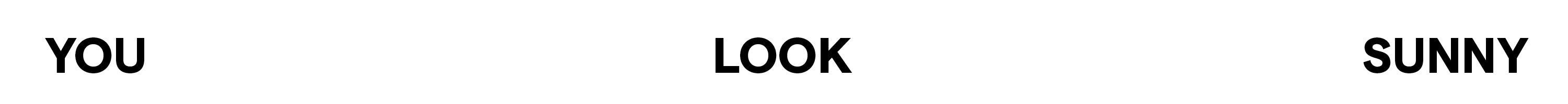 10DAYS Sunglass Collection tagline: YOU LOOK SUNNY