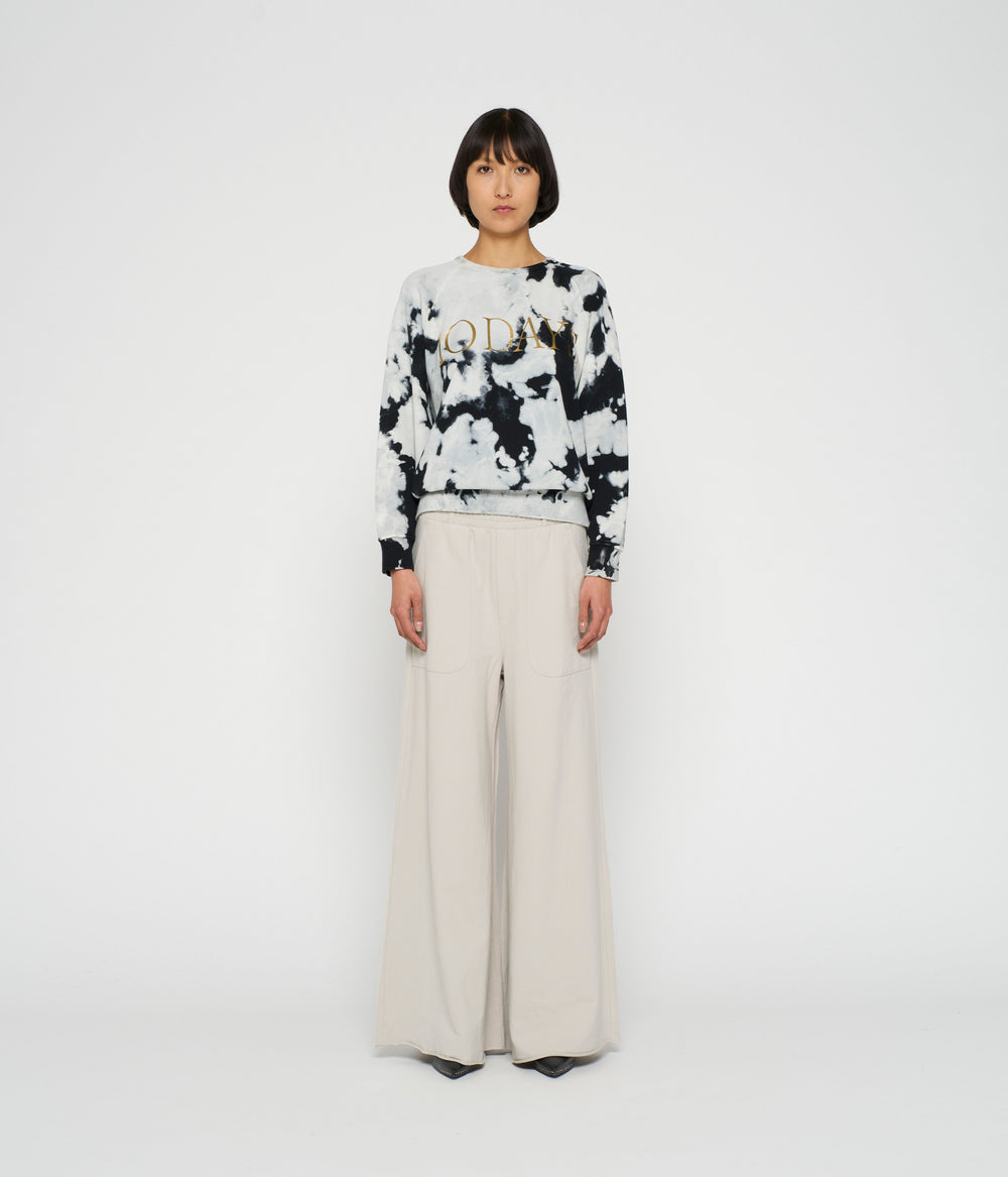 sweater bleach dye | ecru