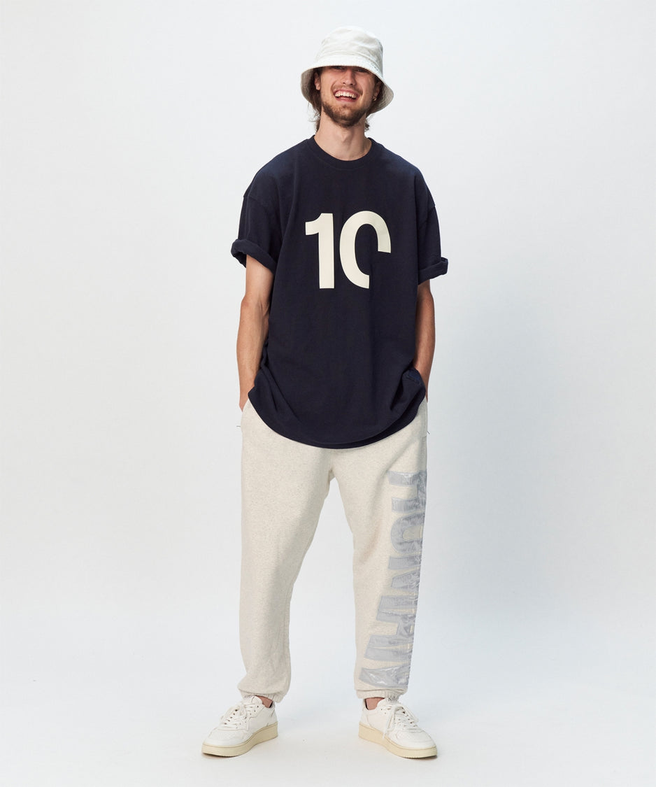 Chris fleece jogger | soft white melee