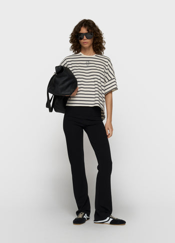 flare punto broek | black