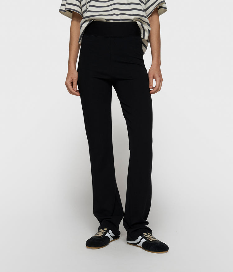 flare punto broek | black
