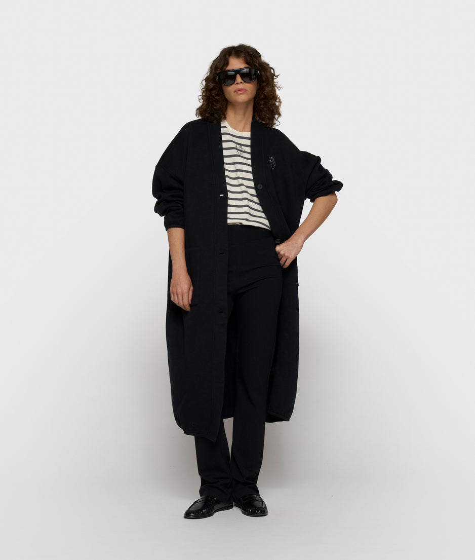 lange baseball vest | black