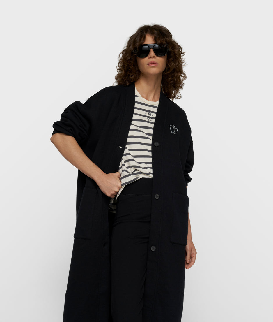 lange baseball vest | black