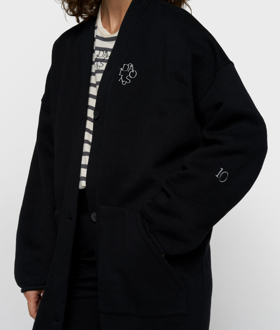 lange baseball vest | black