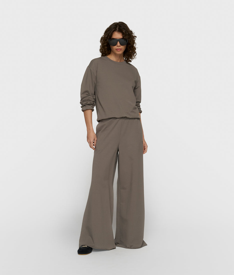 silent chique sweater | dark fog