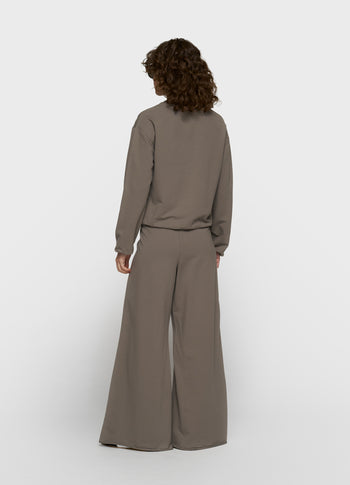 silent chique sweater | dark fog