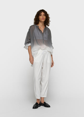 dip dye blouse | mid grey