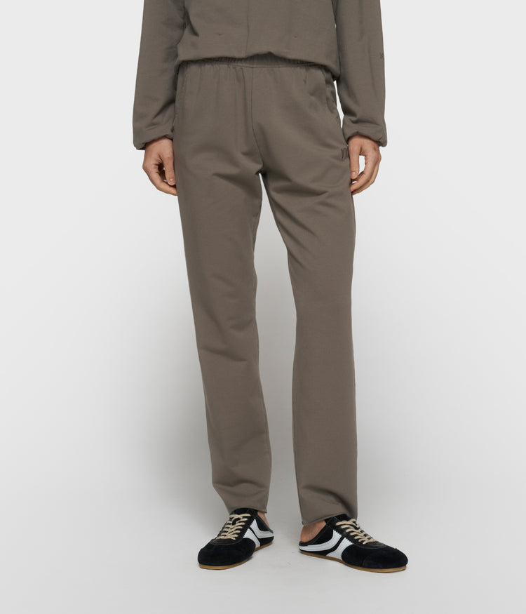 silent chique slim jogger | dark fog