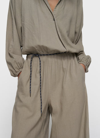 cotton linen jumpsuit | fog