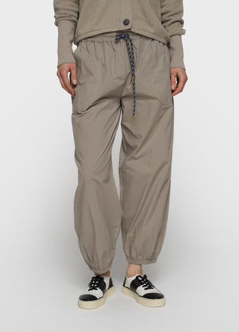 crinkle jogger | fog