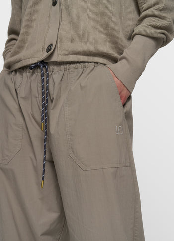 crinkle jogger | fog
