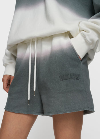 statement sweater dip dye | mid grey