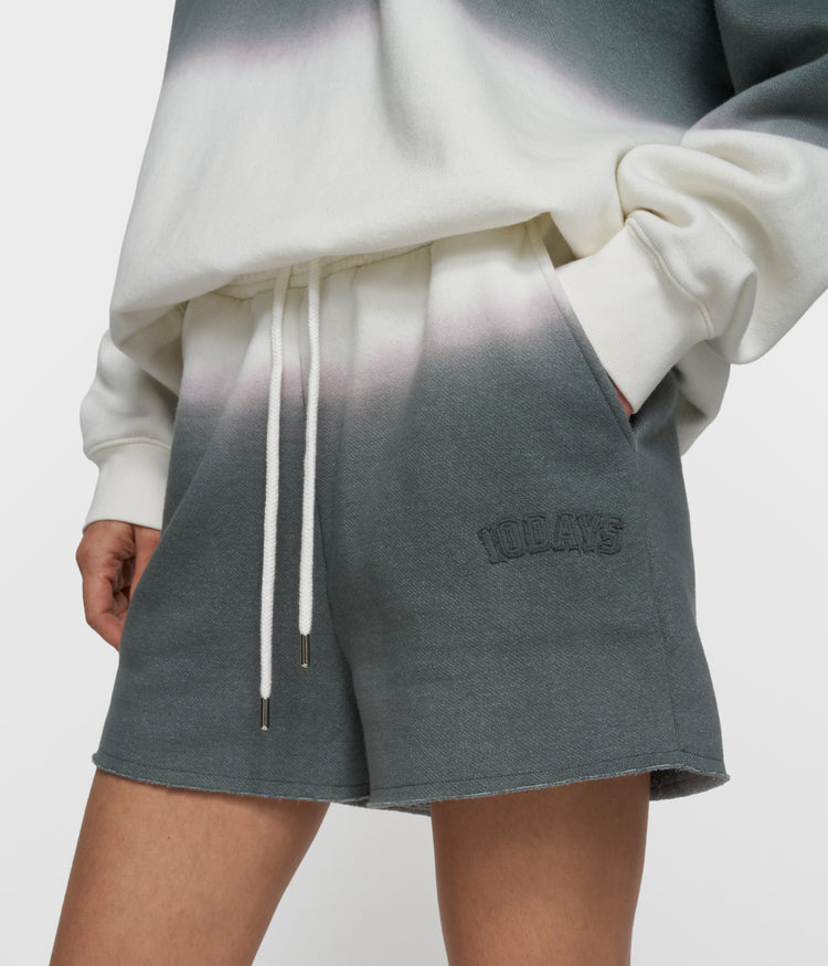 shorts dip dye | mid grey